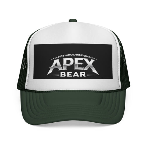 Apex Bear Trucker Hat – Bold Logo Mesh Cap
