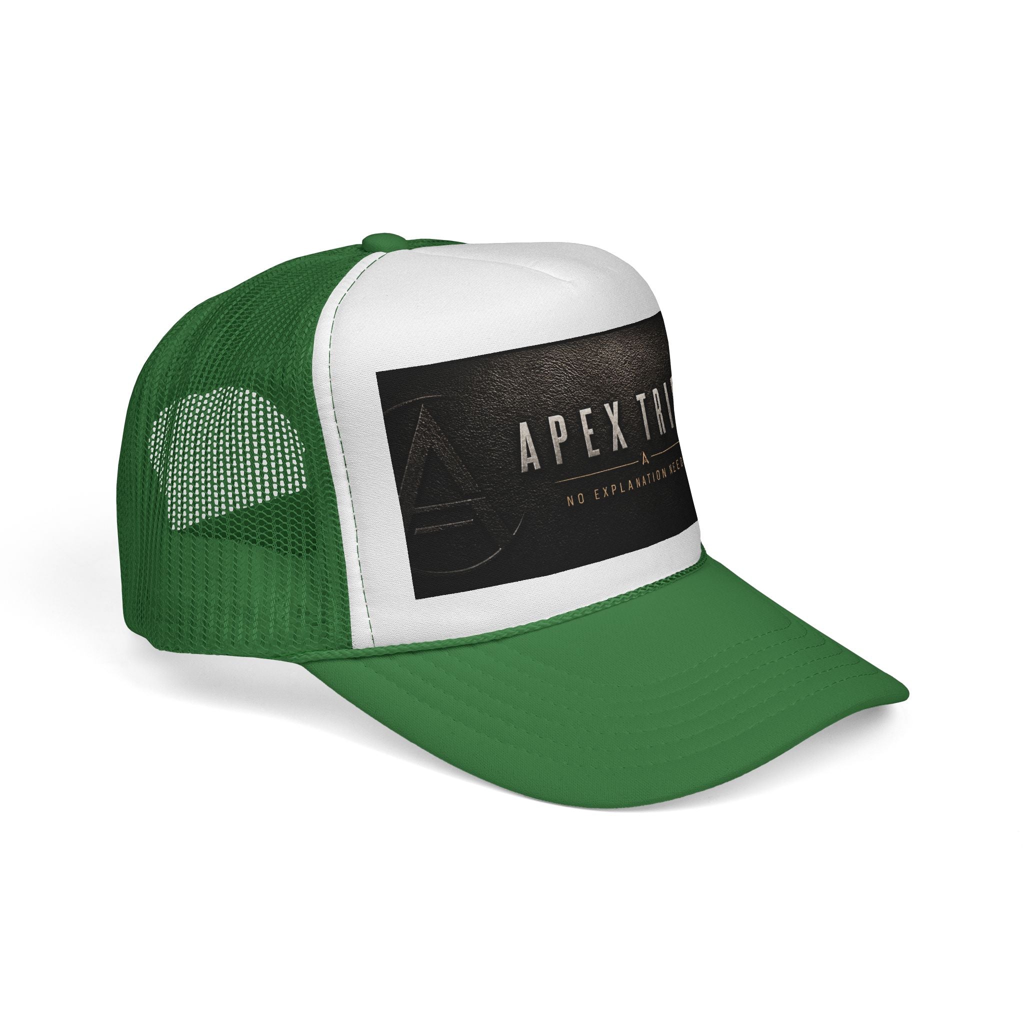 Apex Bear Trucker Hat – Bold Logo Mesh Cap