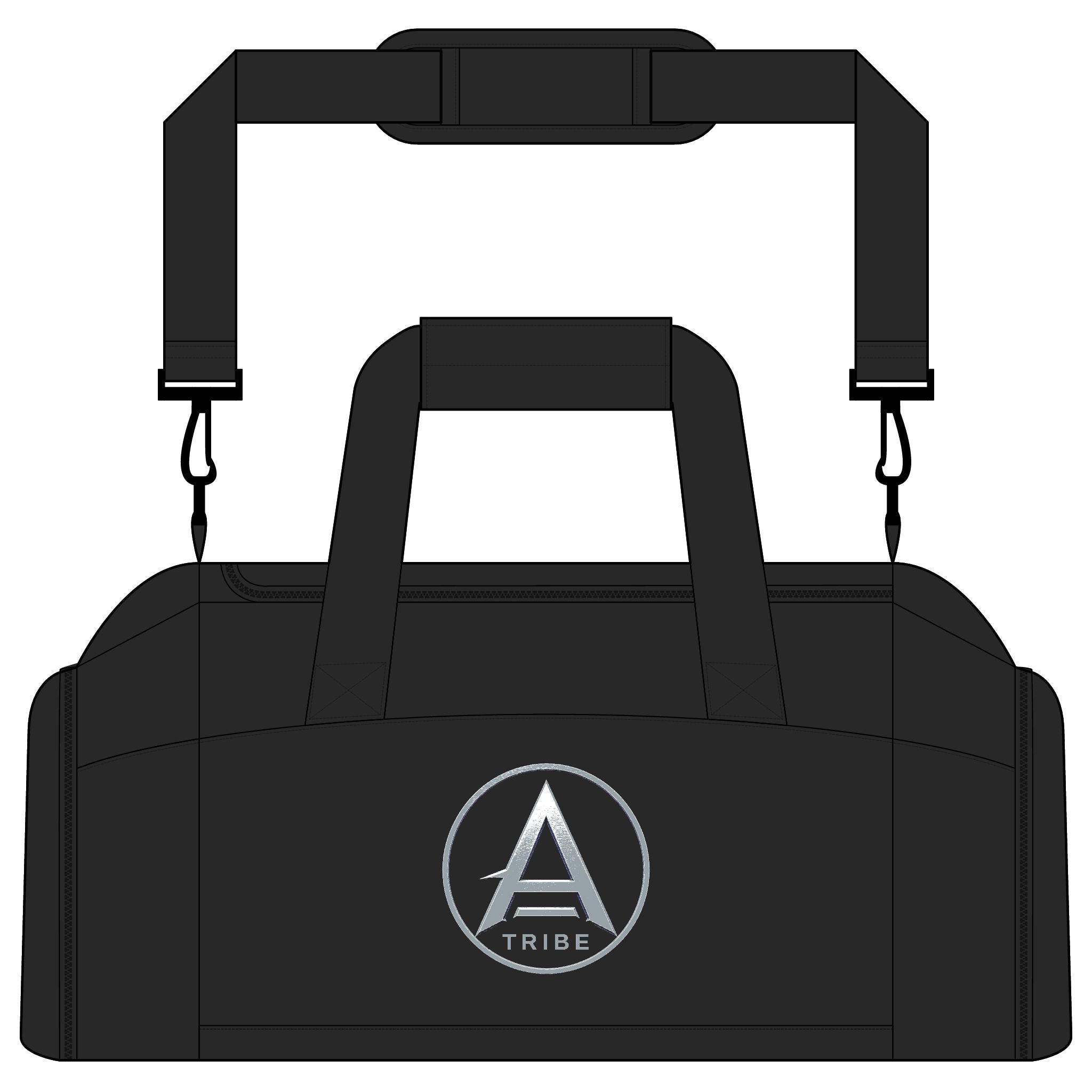 Apex Tribe Logo Gym Bag — Durable Sports Duffel for Athletes & Gamers