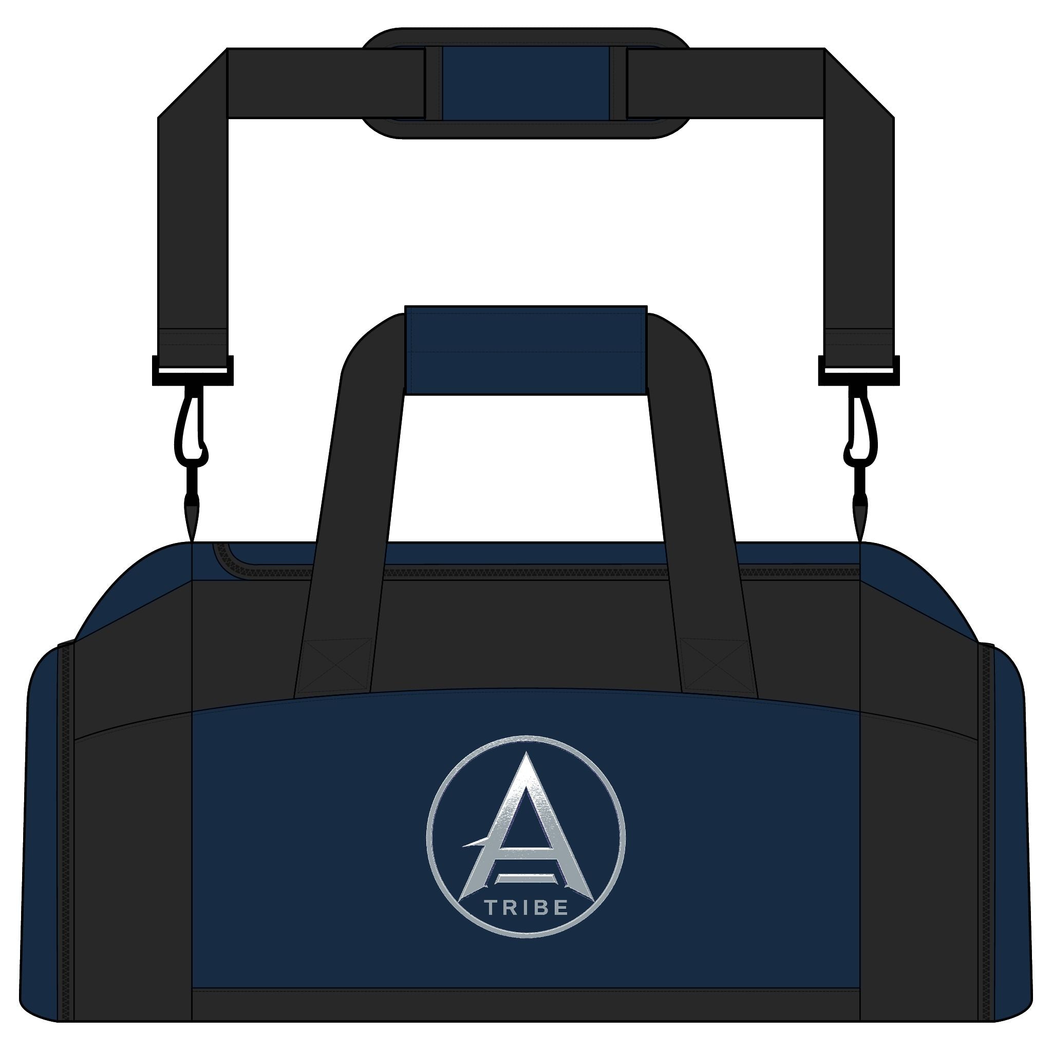 Apex Tribe Logo Gym Bag — Durable Sports Duffel for Athletes & Gamers