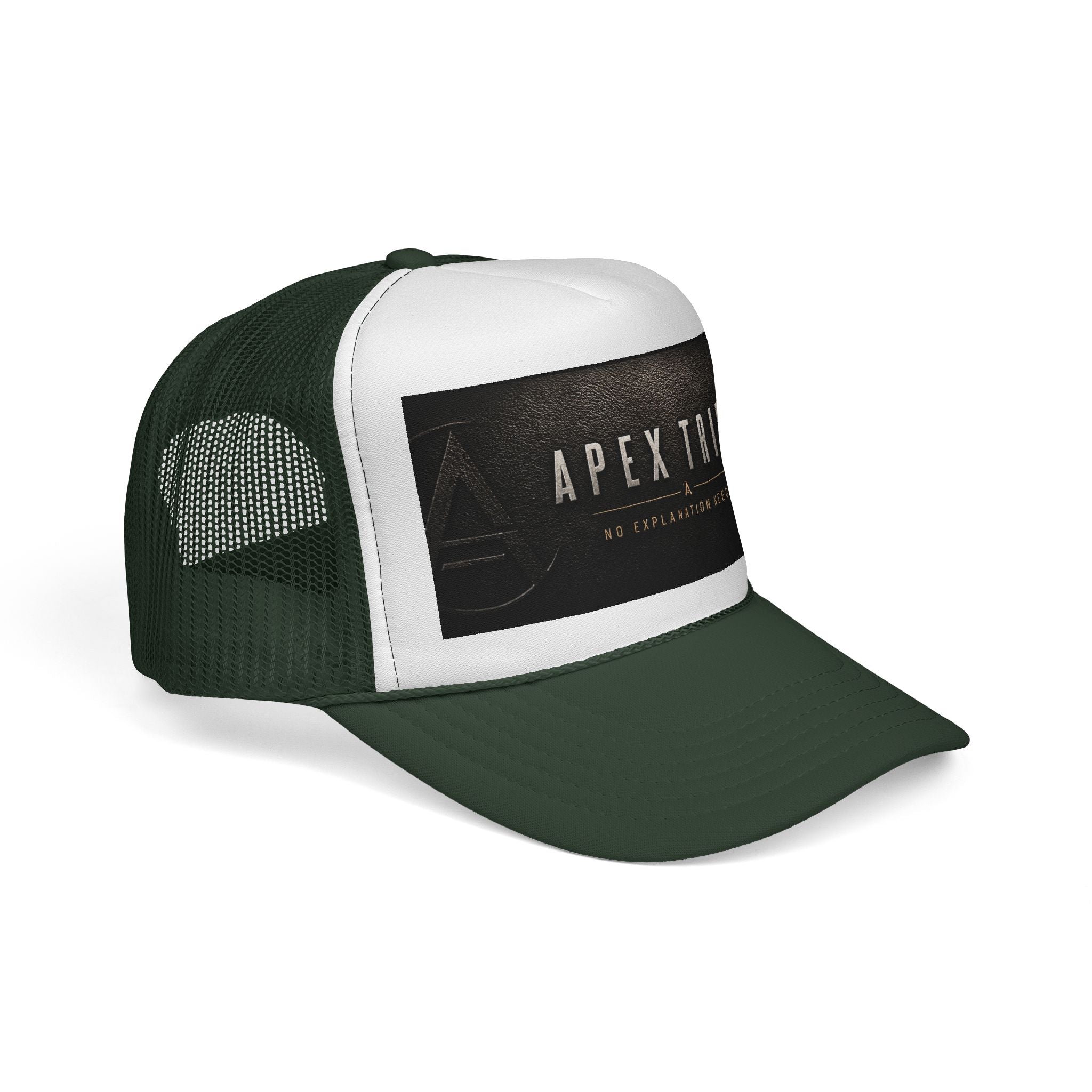 Apex Bear Trucker Hat – Bold Logo Mesh Cap