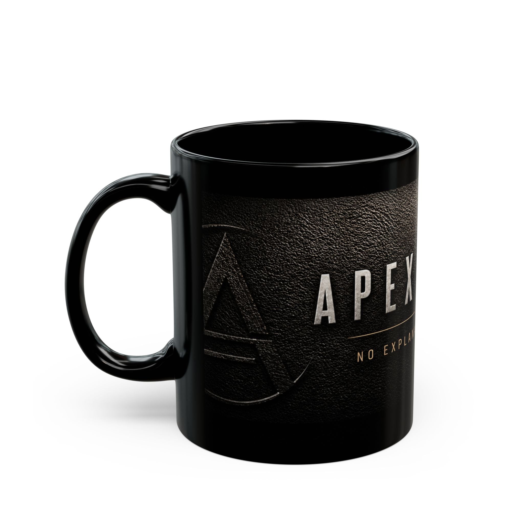 Apex Tribe Black Ceramic Mug — Gaming Emblem 11oz & 15oz