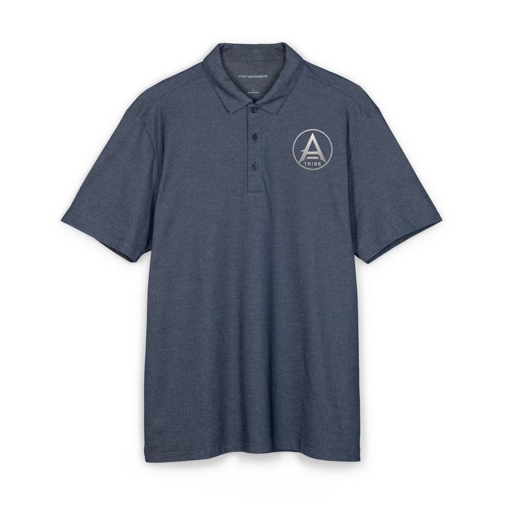 Men's Embroidered Polo Shirt - 'Apex Tribe' Crest