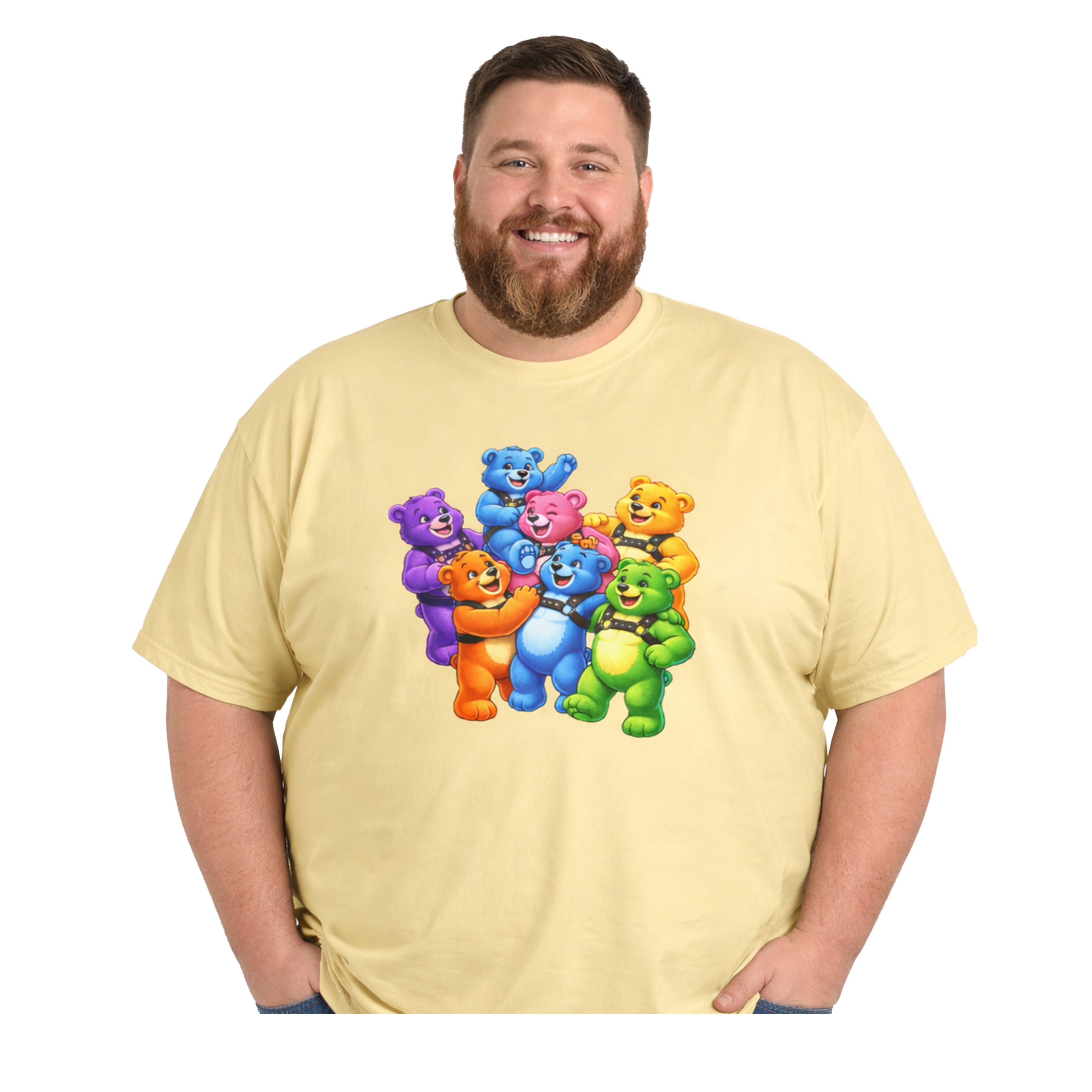 Rainbow Teddy Bears Graphic T-Shirt