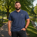 Apex Tribe  Fine Pique Blend Polo — Classic Embroidered Logo Work Polo