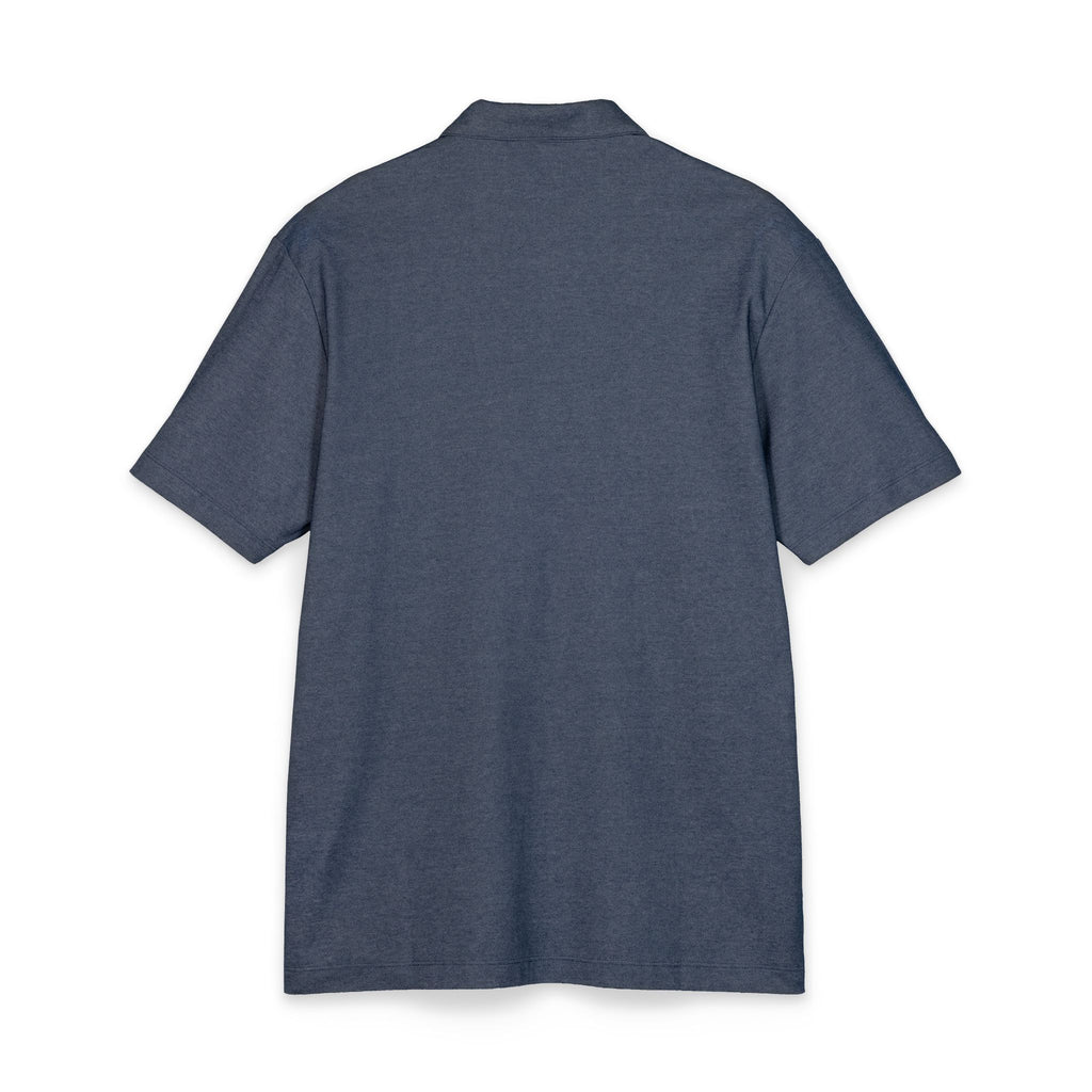 Men's Embroidered Polo Shirt - 'Apex Tribe' Crest