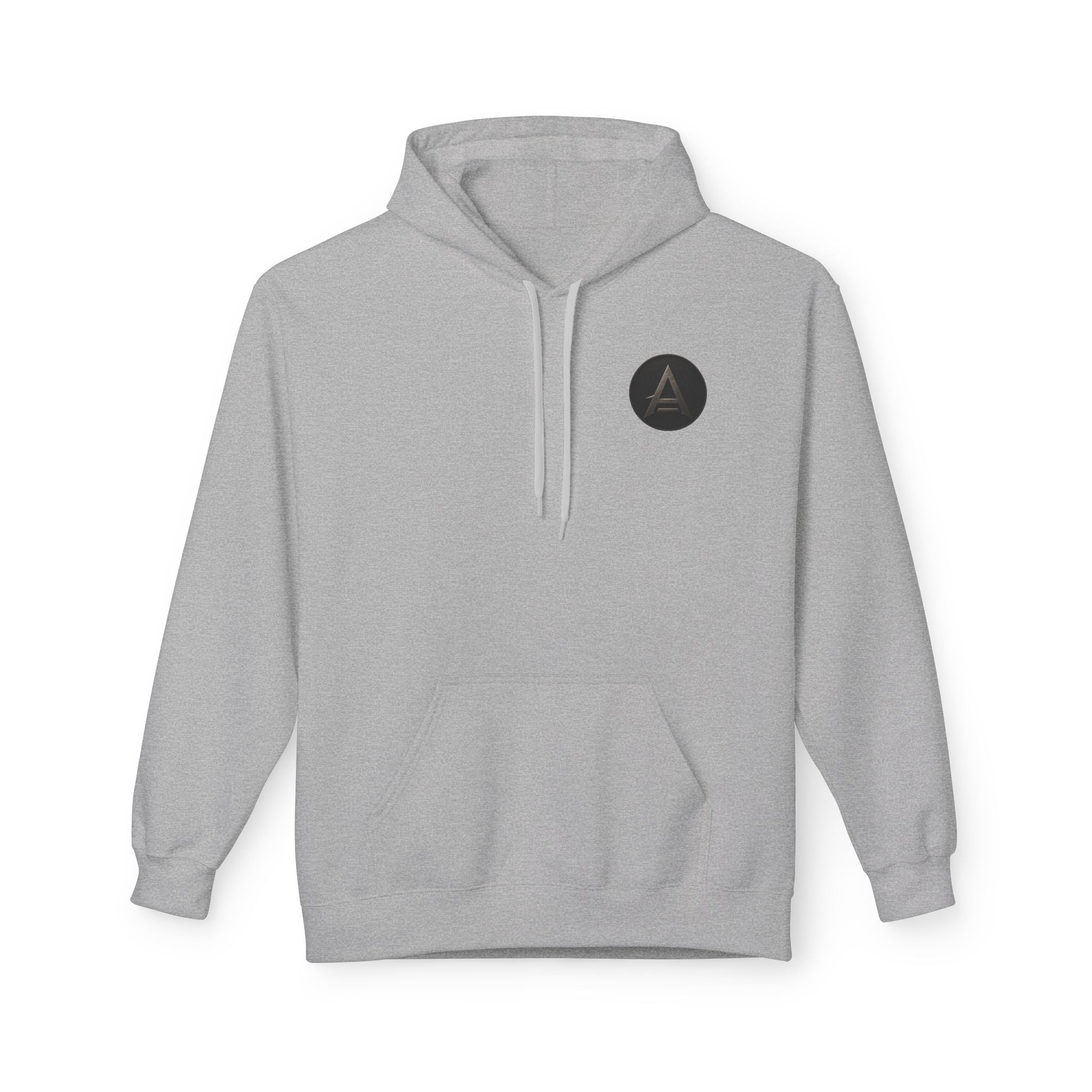 Apex Tribe Logo Hoodie — Small Chest Emblem, Modern Casual Pullover