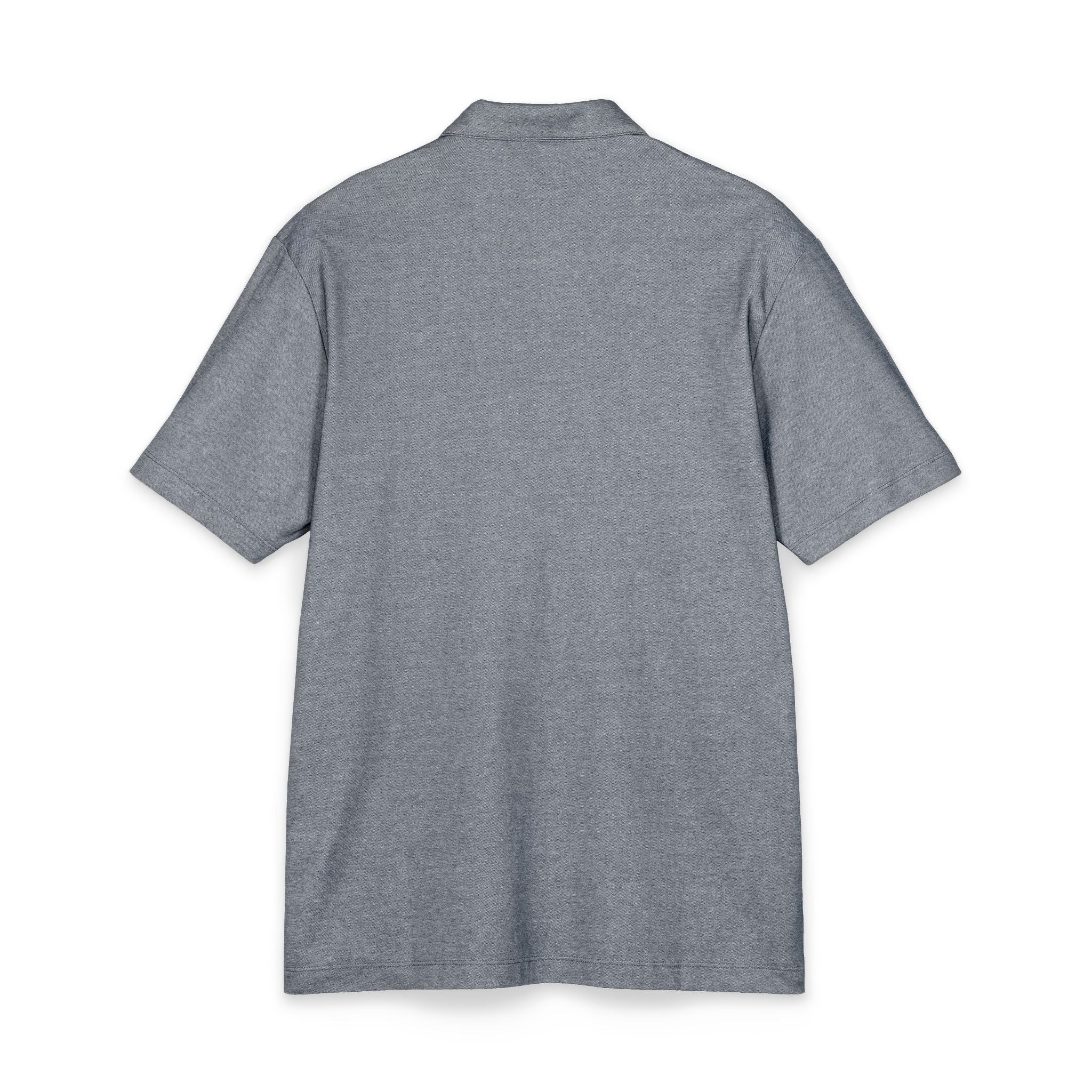 Men's Embroidered Polo Shirt - 'Apex Tribe' Crest