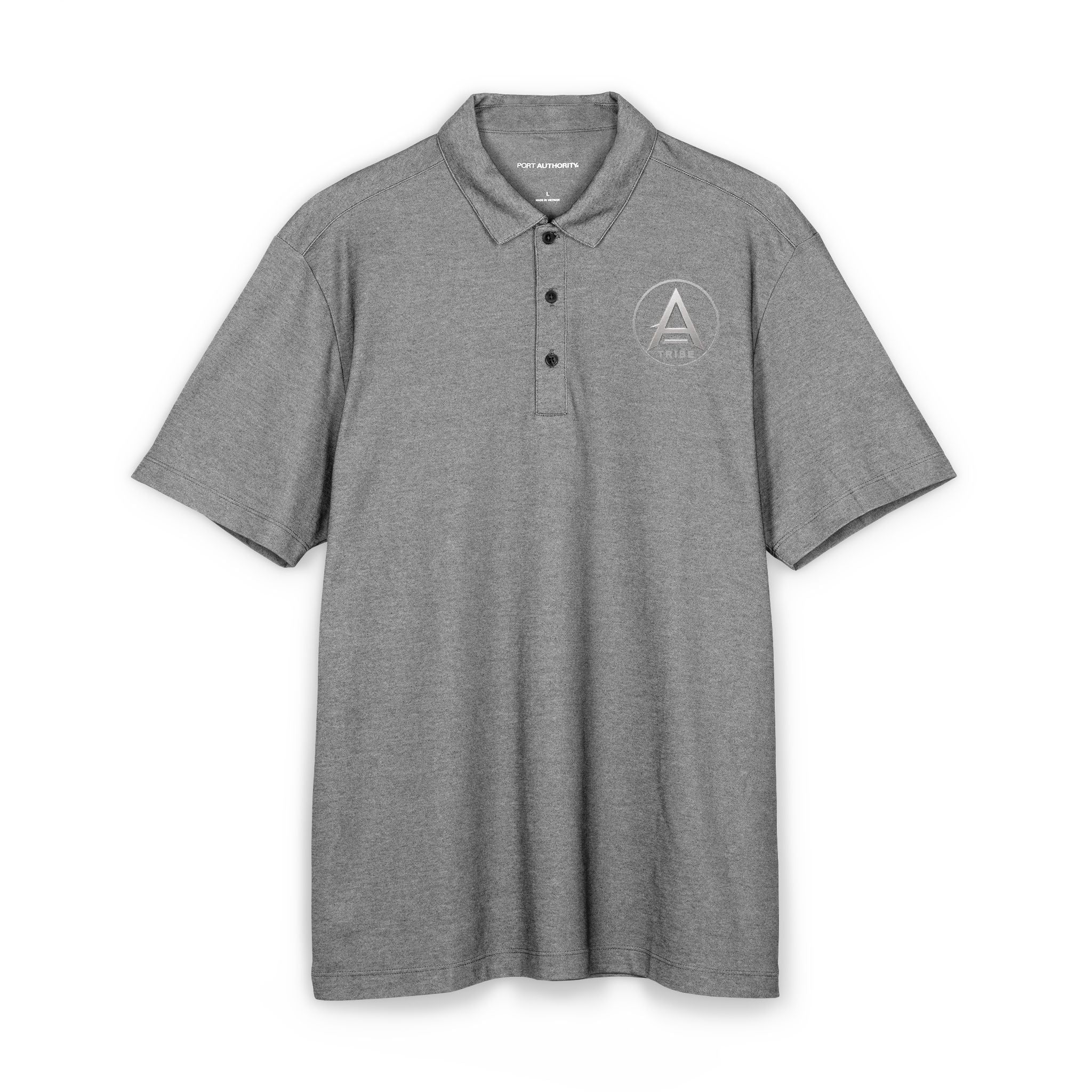 Men's Embroidered Polo Shirt - 'Apex Tribe' Crest